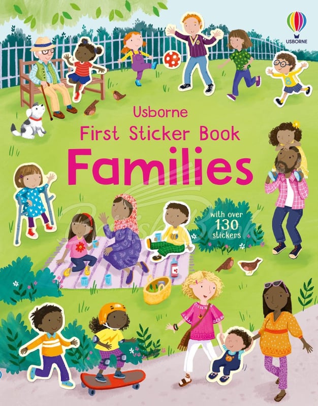 Книга First Sticker Book: Families зображення