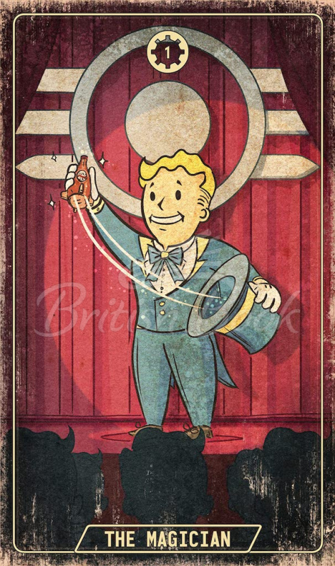 Карты таро Fallout Tarot Deck and Guidebook изображение 1