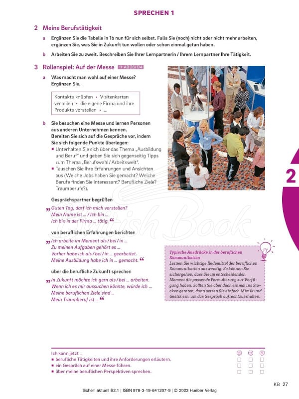 Учебник и рабочая тетрадь Sicher! Aktuell B2.1 Kursbuch und Arbeitsbuch mit Audios online, Lektion 1–6 изображение 3