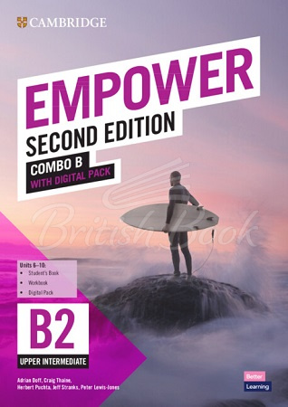 Підручник і робочий зошит Cambridge Empower Second Edition B2 Upper-Intermediate Combo B with Digital Pack зображення