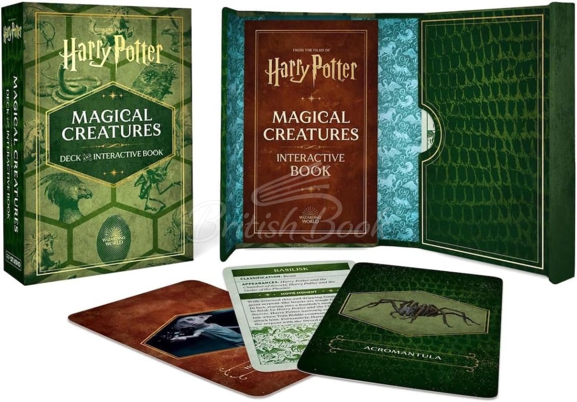 Карточки Harry Potter: Magical Creatures Deck and Interactive Book изображение 1