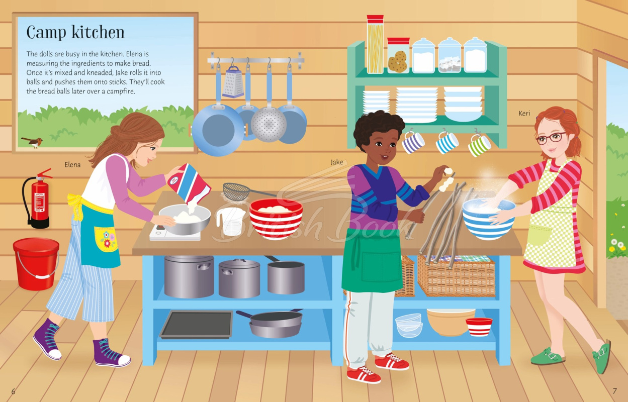 Книга Sticker Dolly Dressing: Summer Camp изображение 5