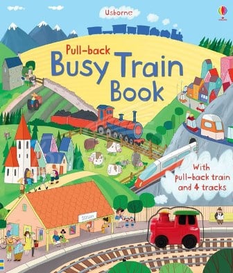 Книга Pull-Back Busy Train Book зображення
