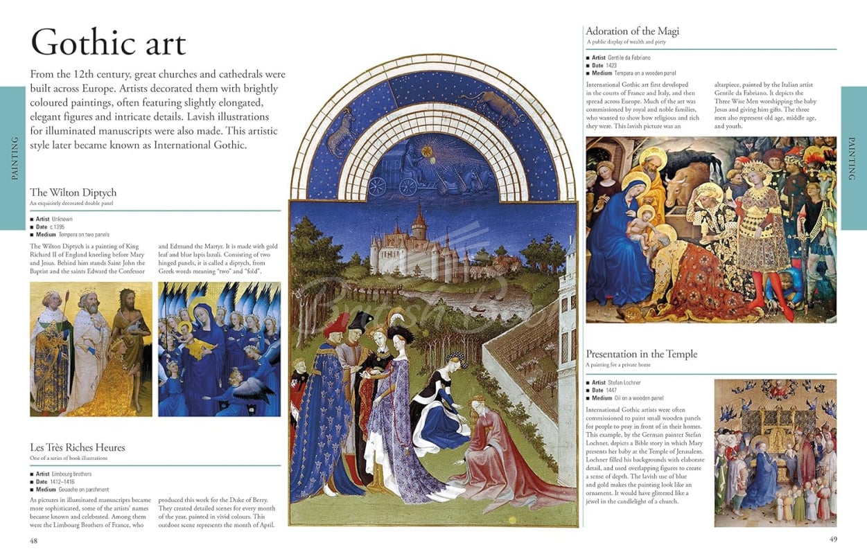 Книга Art: A Children's Encyclopedia зображення 1