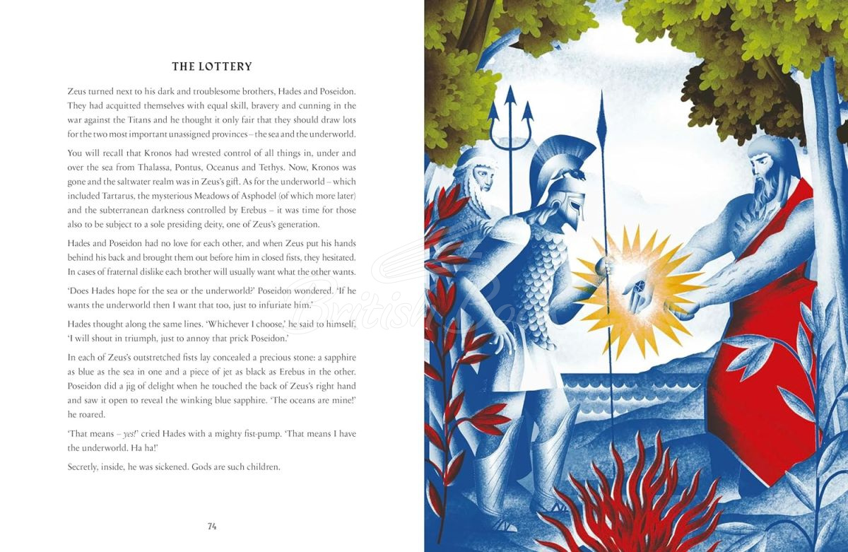 Книга Stephen Fry's Greek Myths: Mythos: The Illustrated Stories (Book 1) изображение 2