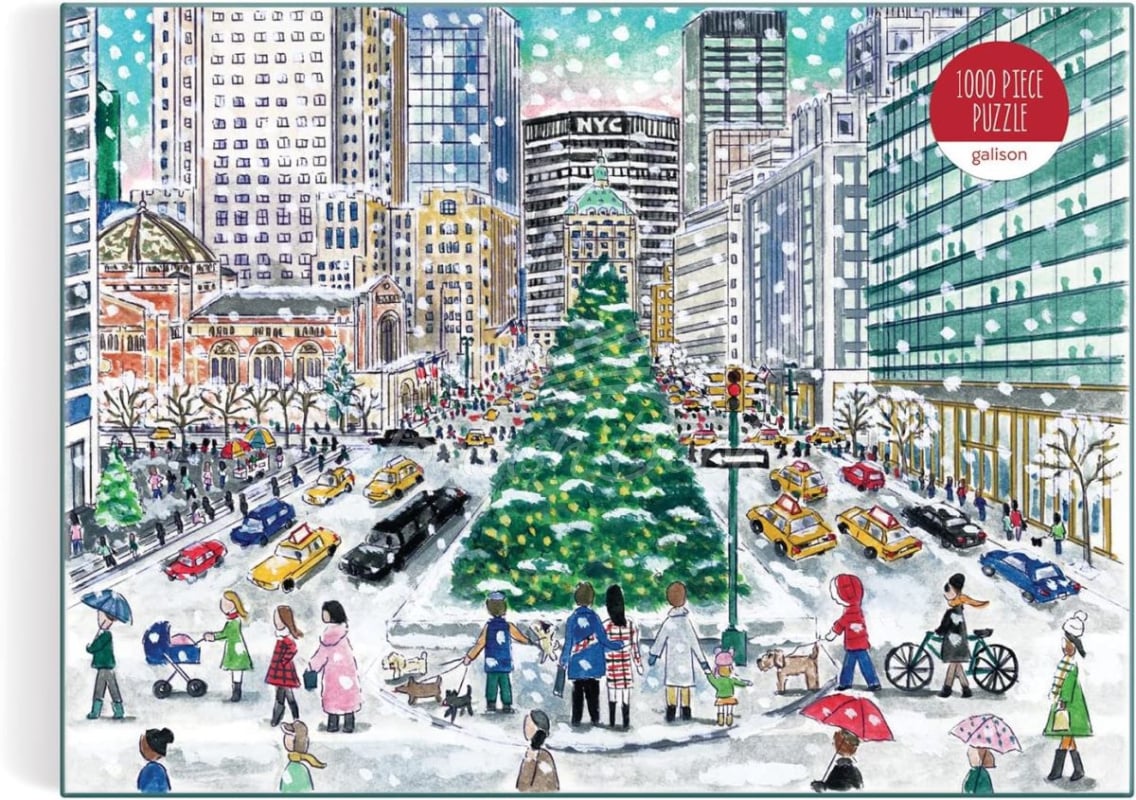 Пазл Michael Storrings Snowfall on Park Avenue 1000 Piece Puzzle изображение 3