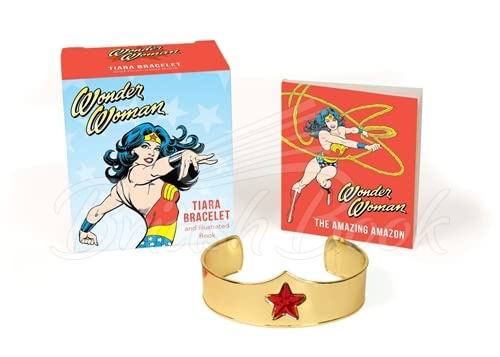 Мини-модель Wonder Woman: Tiara Bracelet and Illustrated Book изображение 1