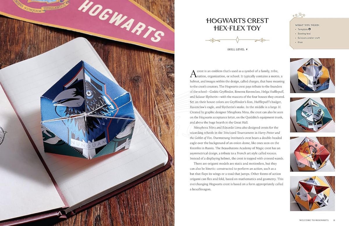 Книга Harry Potter: Magical Paper Crafts изображение 3