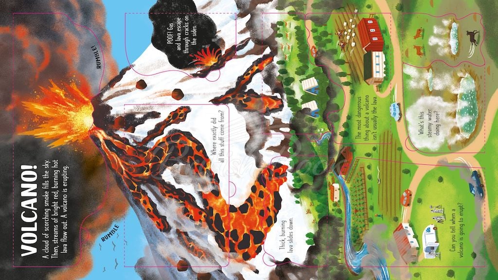 Книга Look inside Volcanoes and Earthquakes зображення 2