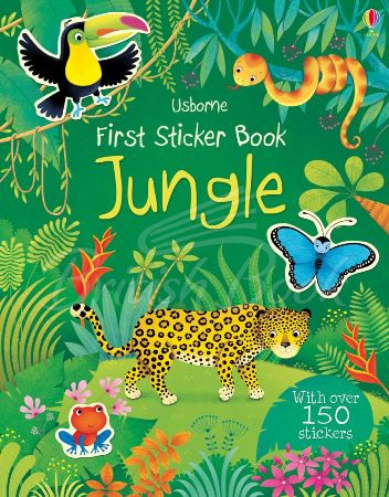 Книга First Sticker Book: Jungle зображення