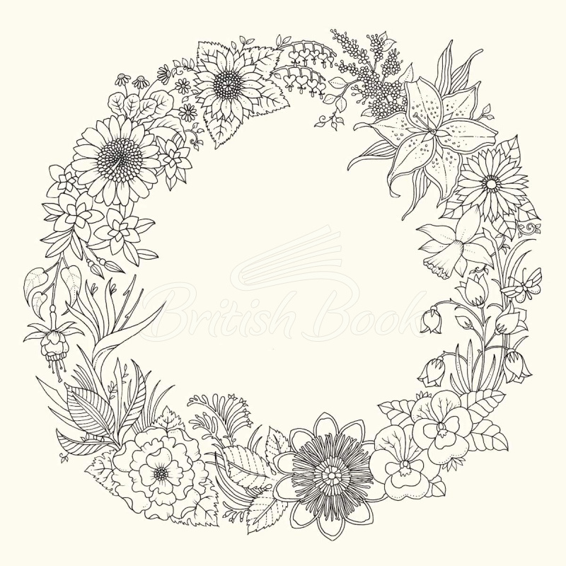 Книга World of Flowers: A Colouring Book and Floral Adventure зображення 7