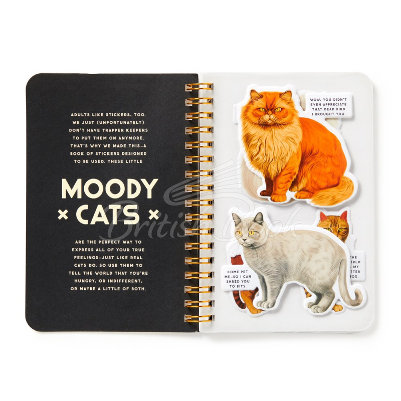 Стікербук Moody Cats Sticker Book зображення 1