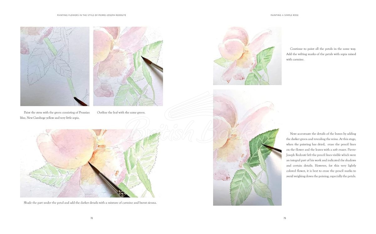 Книга The Kew Gardens Botanical Artist: Learn to Draw and Paint Flowers in the Style of Pierre-Joseph Redouté	 изображение 5