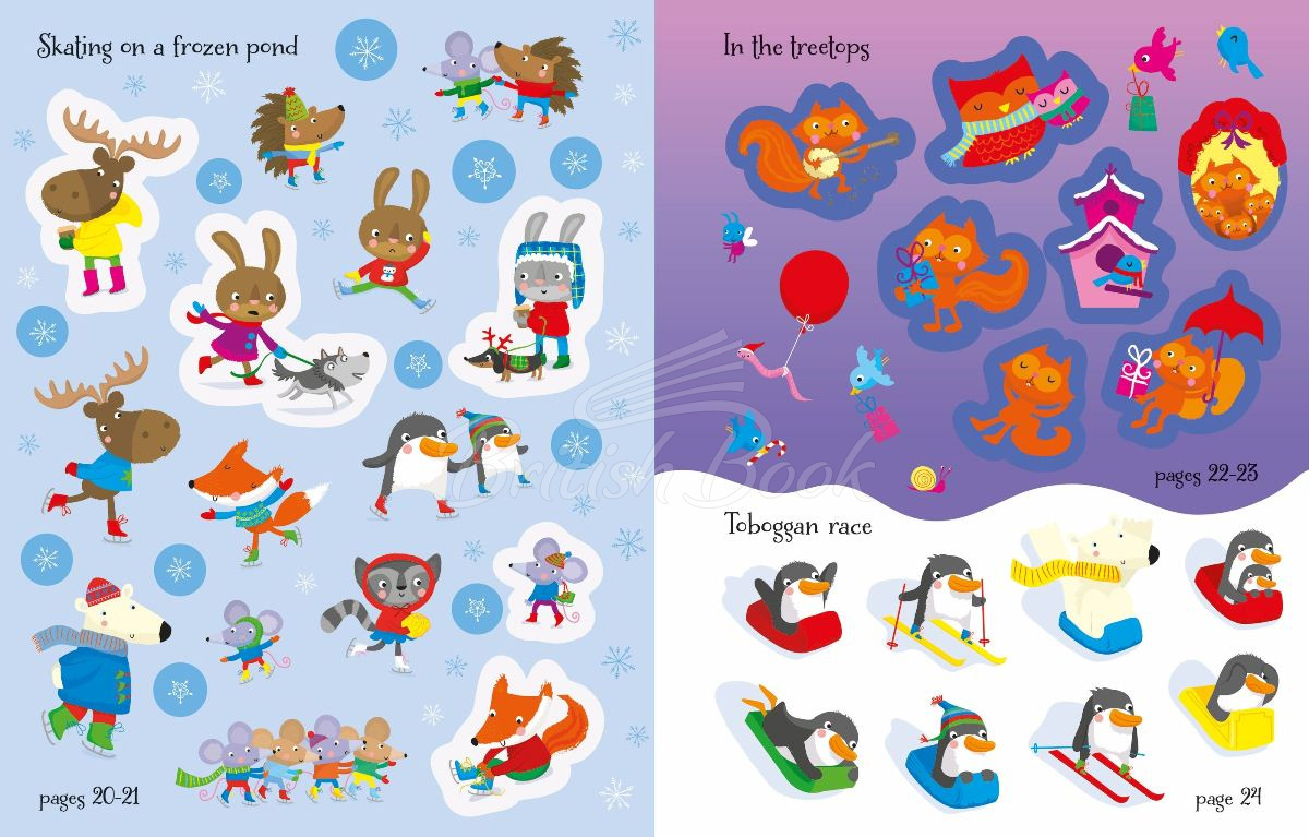 Книга Winter Wonderland Sticker Book зображення 3