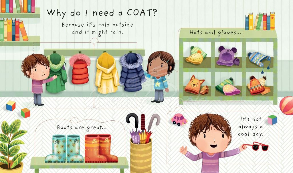 Книга Lift-the-Flap Very First Questions and Answers: Why Should I Get Dressed? изображение 4
