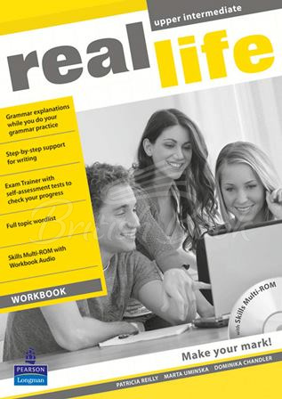 Робочий зошит Real Life Upper-Intermediate Workbook with Multi-ROM зображення