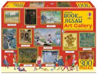Usborne Book and Jigsaw: Art Gallery