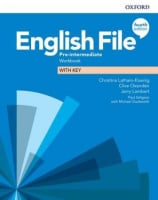 English File Fourth Edition Pre-Intermediate Workbook with key