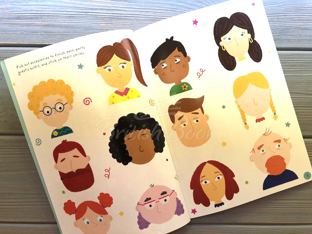 Книга Little First Stickers: Funny Faces зображення 2