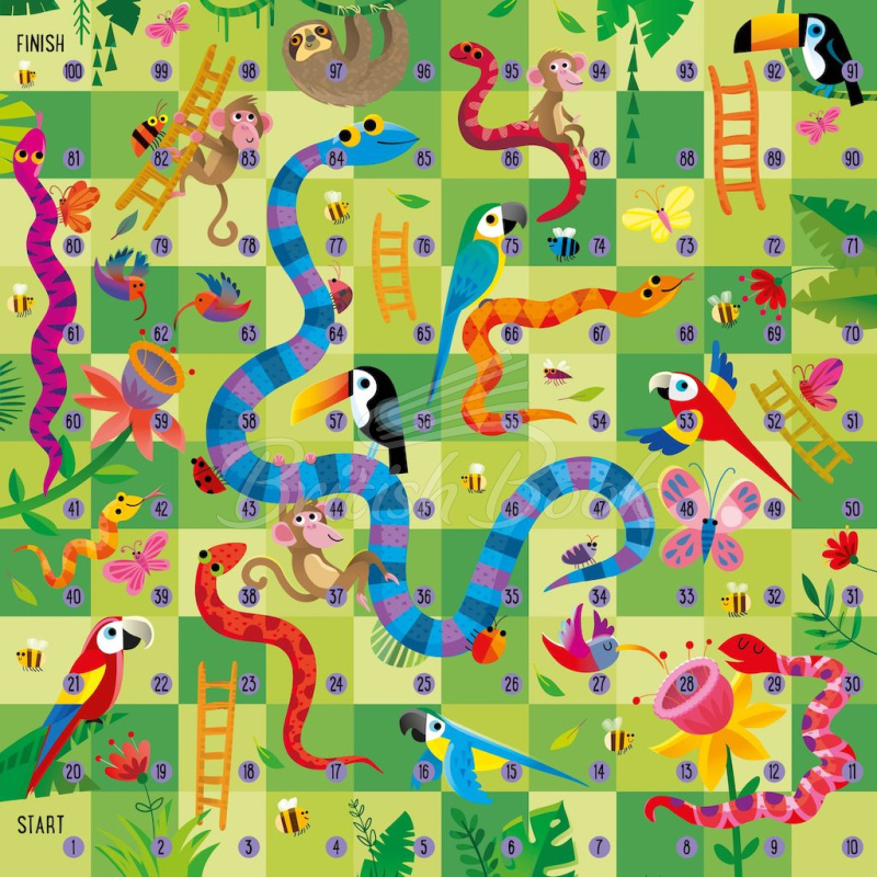 Настільна гра Snakes and Ladders Board Game зображення 4