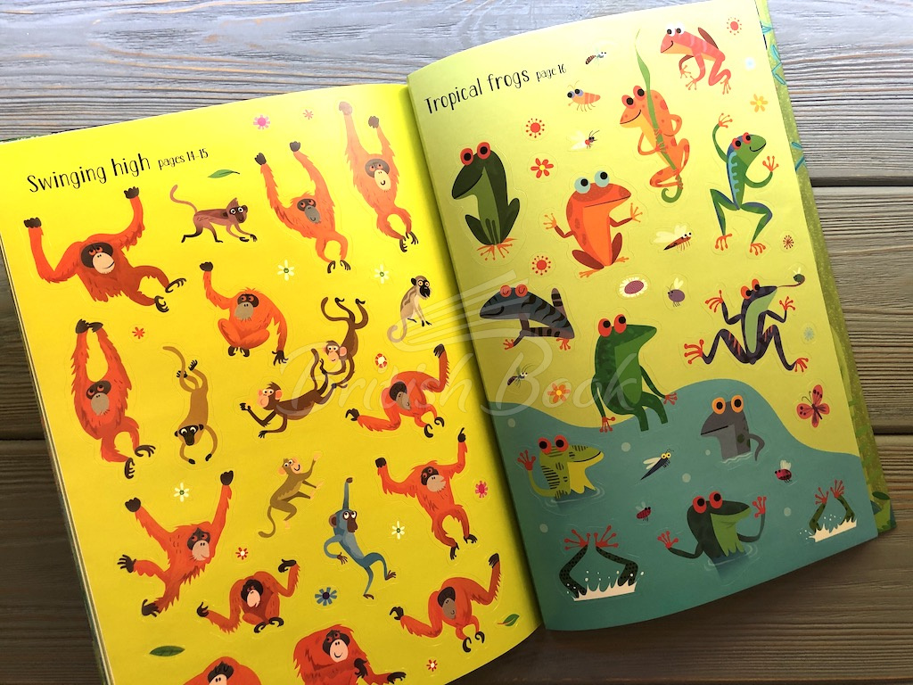 Книга Little First Stickers: Jungle зображення 9