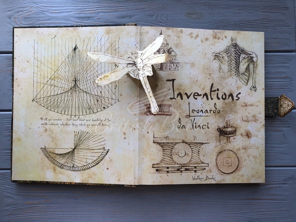Книга Inventions: Pop-up Models from the Drawings of Leonardo da Vinci зображення 3