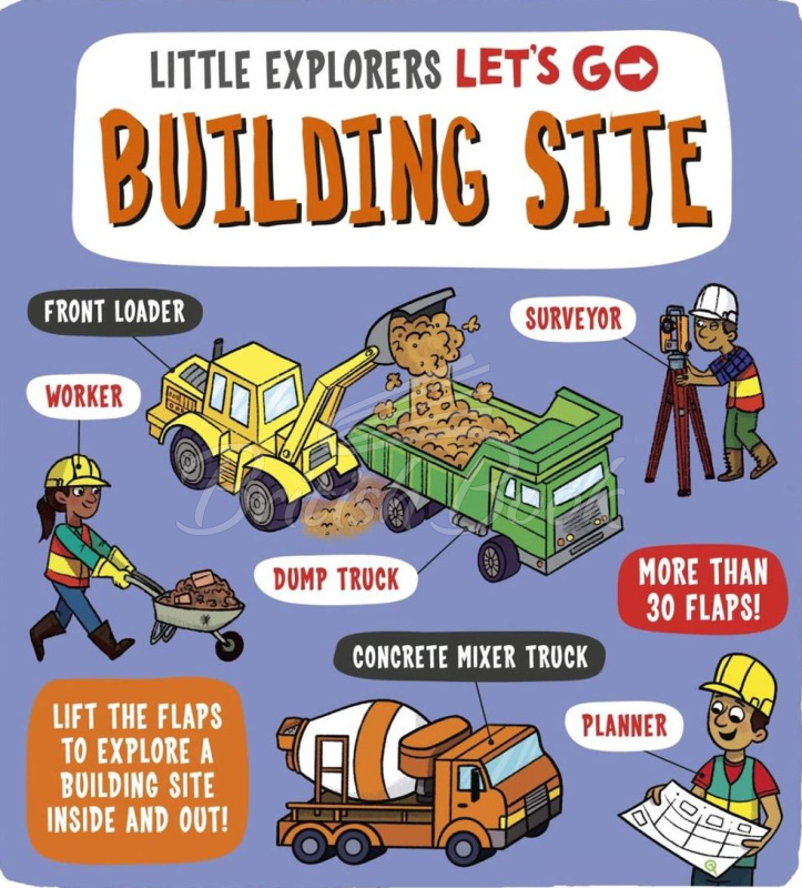 Книга Little Explorers: Let's Go! Building Site зображення