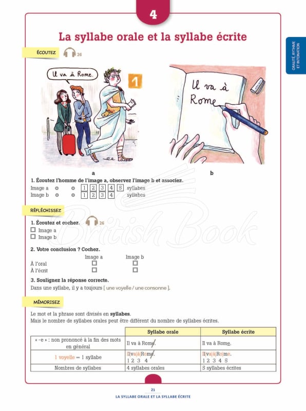 Книжка з диском Phonétique essentielle du français 100% FLE A1/A2 Livre avec CD mp3 зображення 16