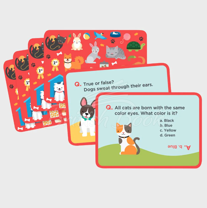 Карткова гра Pets Trivia 50 Quiz Cards зображення 2