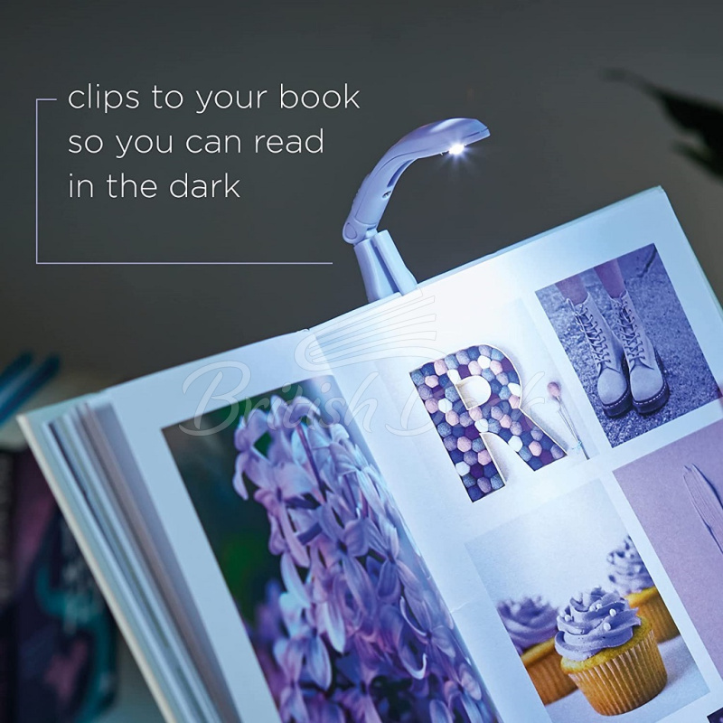 Ліхтарик для книжок The Really Tiny Book Light Lilac зображення 2