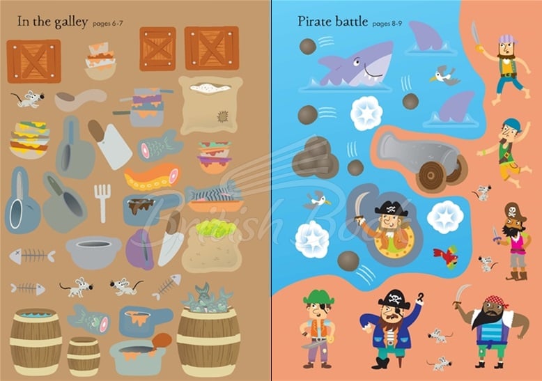 Книга Little First Stickers: Pirates зображення 3
