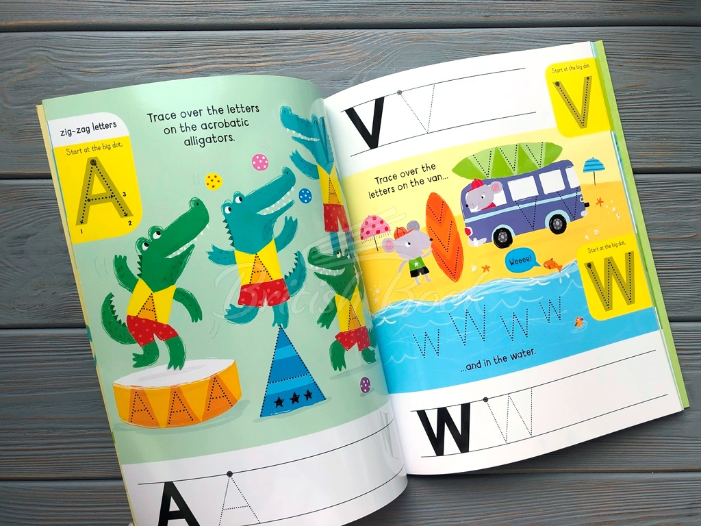 Книга Usborne Early Years Wipe-Clean: Big Letters зображення 6