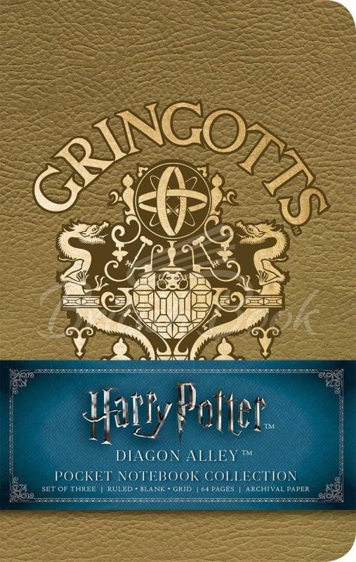 Набір Harry Potter: Diagon Alley Pocket Notebook Collection зображення
