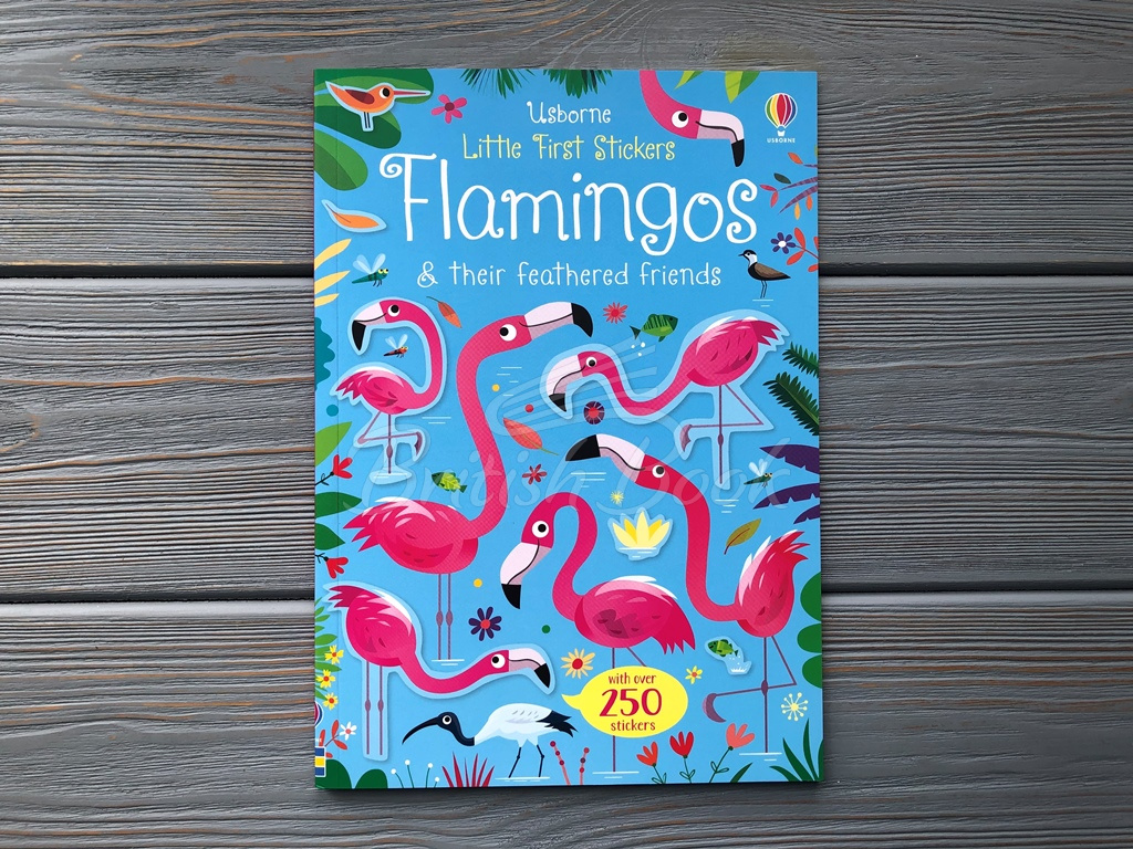 Книга Little First Stickers: Flamingos зображення 1