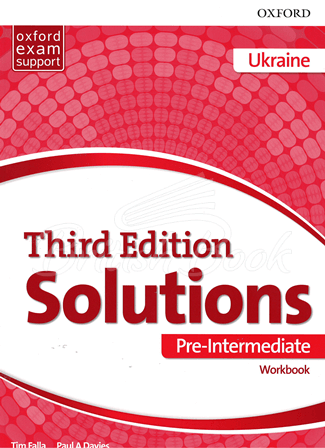 Робочий зошит Solutions Third Edition Pre-Intermediate Workbook (Edition for Ukraine) зображення