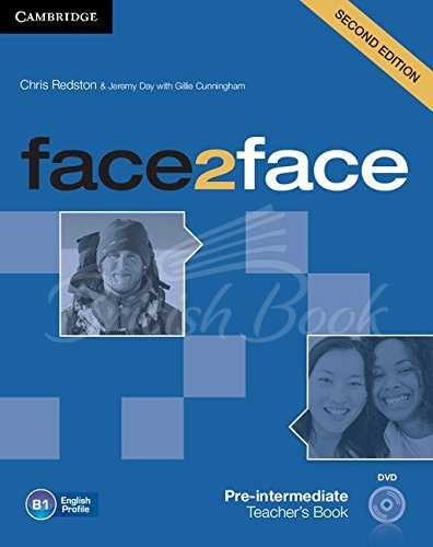 Книга для вчителя face2face Second Edition Pre-Intermediate Teacher's Book with DVD зображення