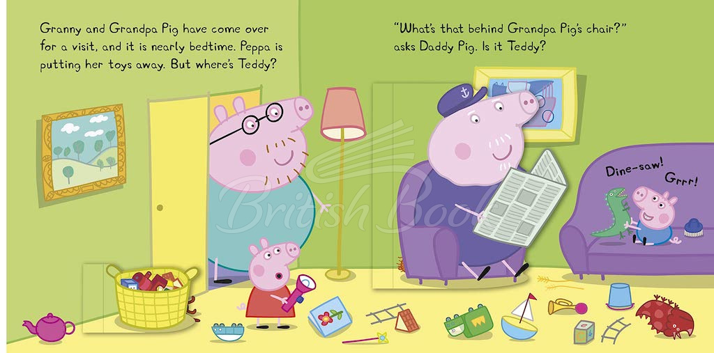Книга Peppa Pig: Find Teddy Before Bedtime (A Lift-the-Flap Book) зображення 1