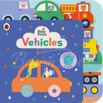 Книга Baby Touch: Vehicles Tab Book (A Touch-and-Feel Playbook) зображення