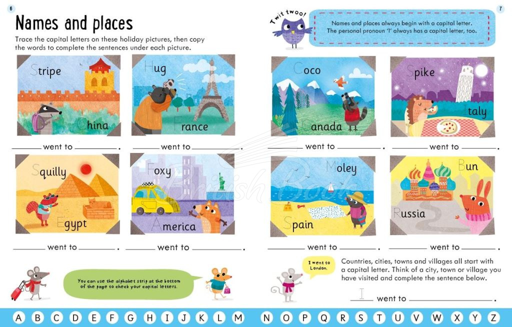 Книга Usborne Workbooks: Grammar and Punctuation (Age 5 to 6) зображення 1