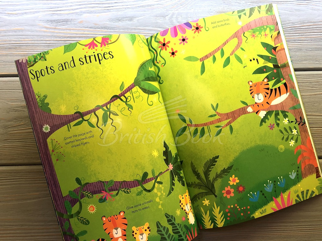 Книга Little First Stickers: Jungle зображення 8