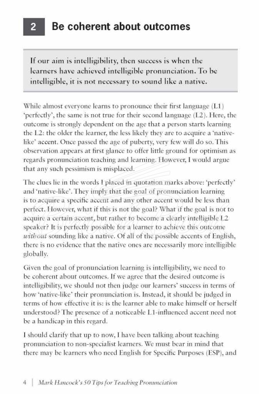 Книга Mark Hancock's 50 Tips for Teaching Pronunciation зображення 6