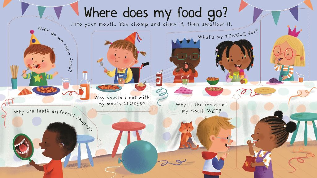 Книга Lift-the-Flap First Questions and Answers: Where Does My Food Go? зображення 3