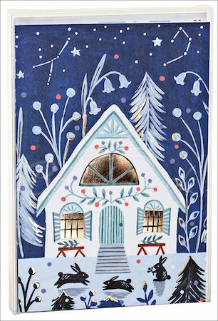 Набір Cozy Winter Cabin Big Notecard Set зображення