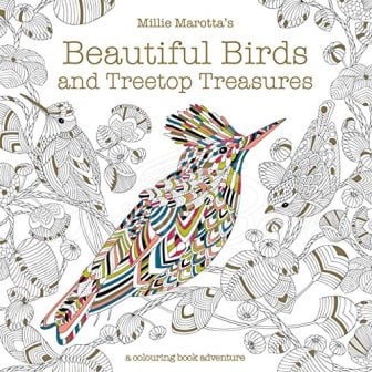 Книга Millie Marotta's Beautiful Birds and Treetop Treasures: A Colouring Book Adventure зображення