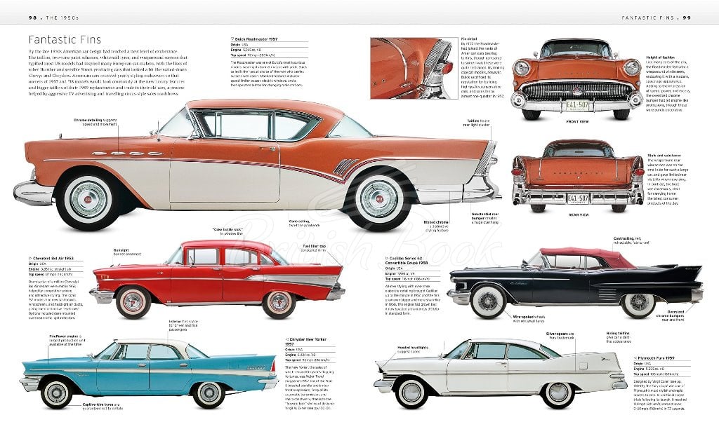 Книга The Classic Car Book: The Definitive Visual History зображення 2