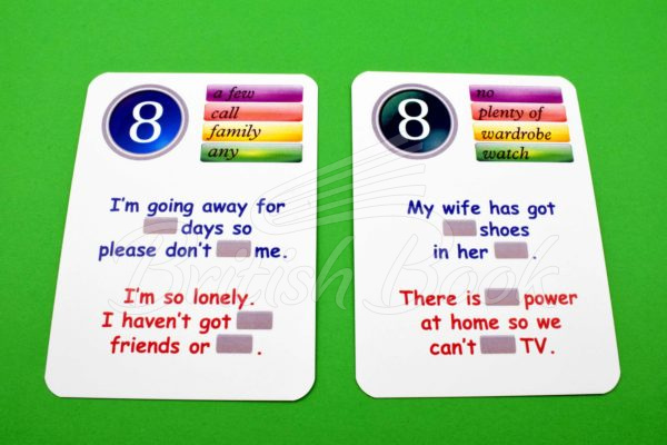 Картки Fun Card English: Countable and Uncountable Nouns зображення 4