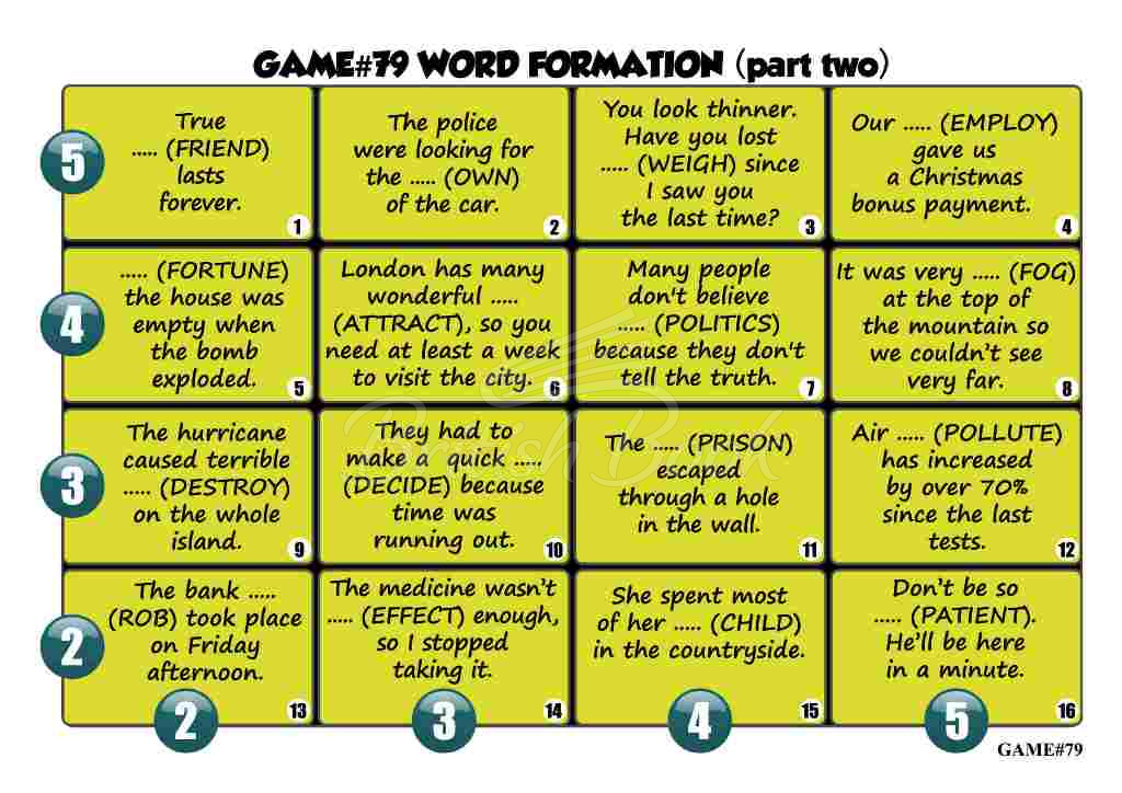 Настільна гра Fun Grammar Board Games (Level A2/B1) зображення 8