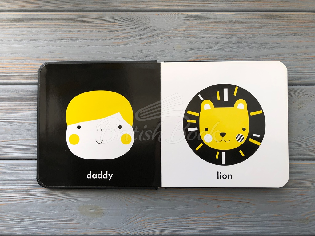 Книга Baby Touch: Faces (A Black-and-White Book) изображение 2