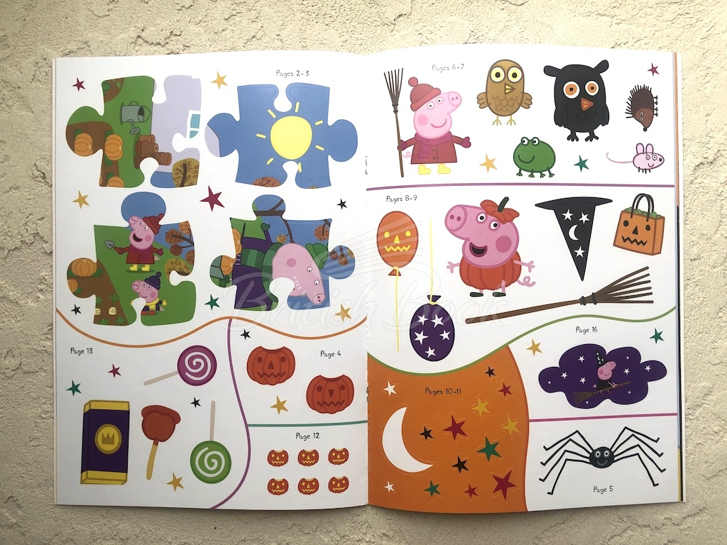 Книга Peppa Pig: Peppa's Halloween Sticker Activity Book зображення 2