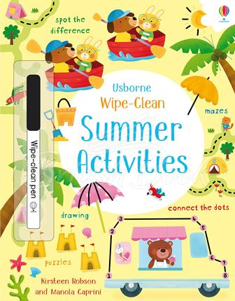 Книга Wipe-Clean Summer Activities зображення